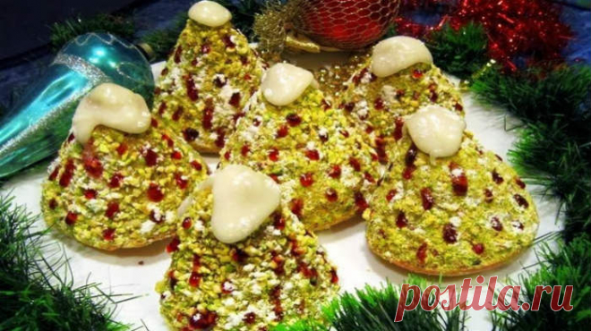 Пирожное "Рождественская Елочка" | Рецепты "Вкуснятинки"