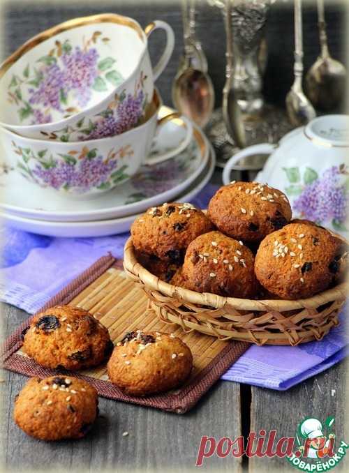 Морковное печенье с овсяными отрубями – кулинарный рецепт