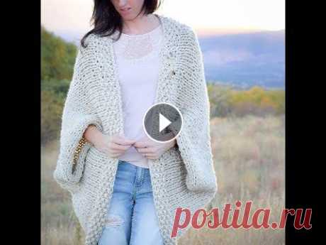 Кардиган Оверсайз Спицами - 2019 / Cardigan Oversize Knitting Кардиган Оверсайз Спицами. Cardigan Oversize Knitting....