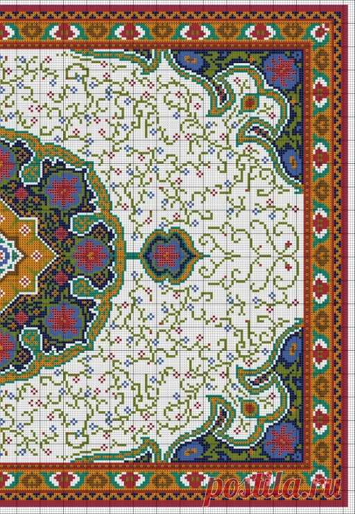 Gallery.ru / Фото #3 - Floral Carpet (Latch Hook) - azteca