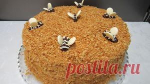 Домашний Медовик без раскатки коржей рецепт с фото