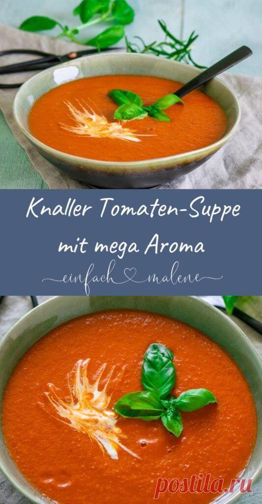 Frische Tomatensuppe - ofengeröstet & mega lecker