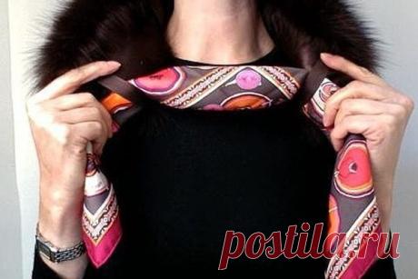 СЪЕМНЫЙ МЕХОВОЙ ВОРОТНИК С ПЛАТКОМ. ОТЛИЧНАЯ ИДЕЯ – БУДЬ В ТЕМЕ