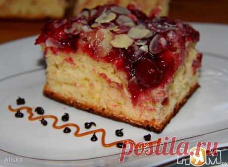 Масляный пирог &quot;Rote Grutze&quot; - Рецепт с пошаговыми фотографиями - Ням.ру