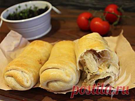 Пирожки с капустой из тонкого теста. Пошаговые рецепты с фото от Айдиго.
