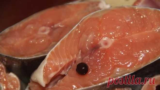 Засолка горбуши в рассоле ( Самый вкусный рецепт )
