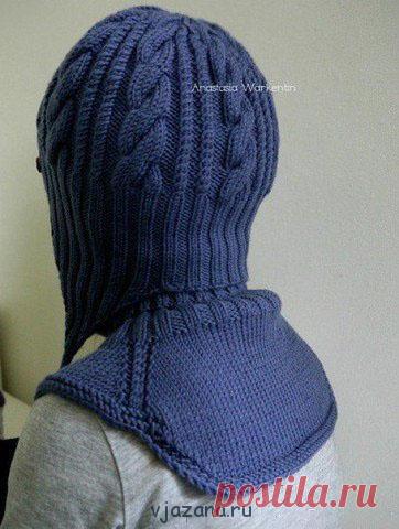 Шапка и манишка спицами | Вязана.ru