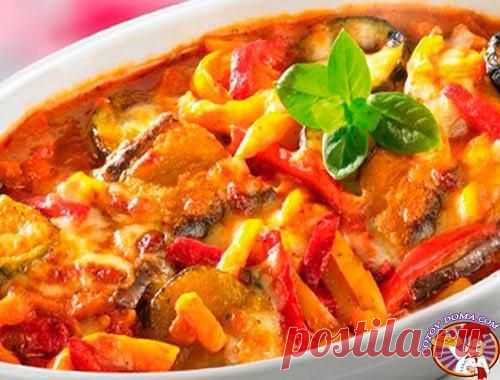 Овощное рагу из кабачков с картофелем