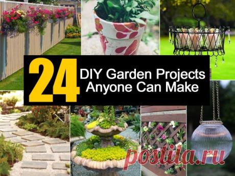 24 DIY Garden Projects Anyone Can Make » iSeeiDoiMake