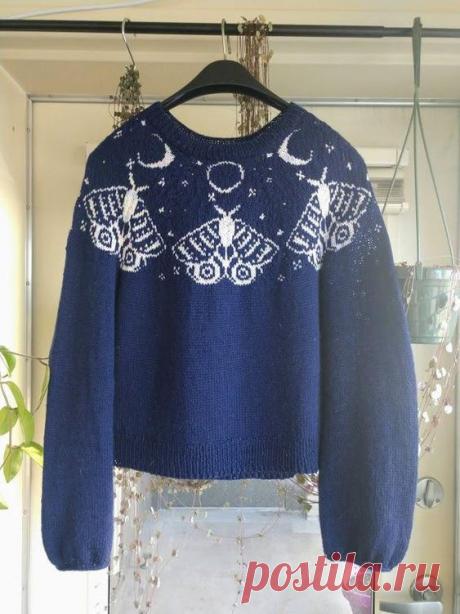 Свитер с главным врагом. ПостИроничный свитер с главным врагом шерсти:)