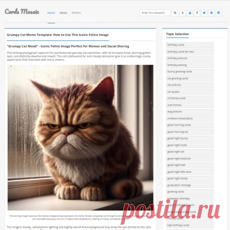Discover how to leverage this classic grumpy cat image for humorous social media posts and memes. Learn the key details that make this feline photo so expressive and relatable.