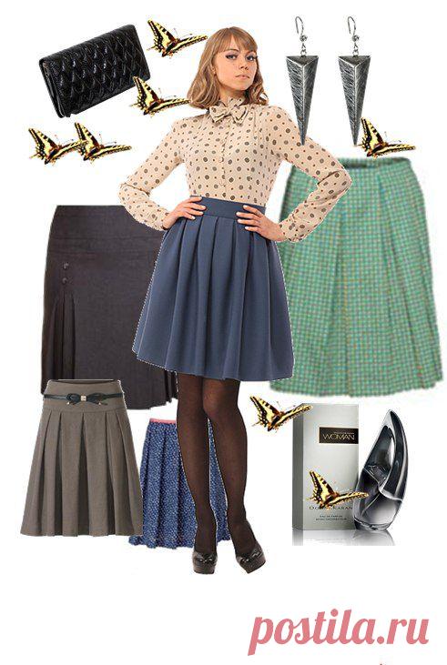 Выкройка юбки со складками | Шить просто!