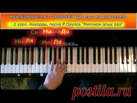 Фортепиано первые шаги (интересное обучающее видео)