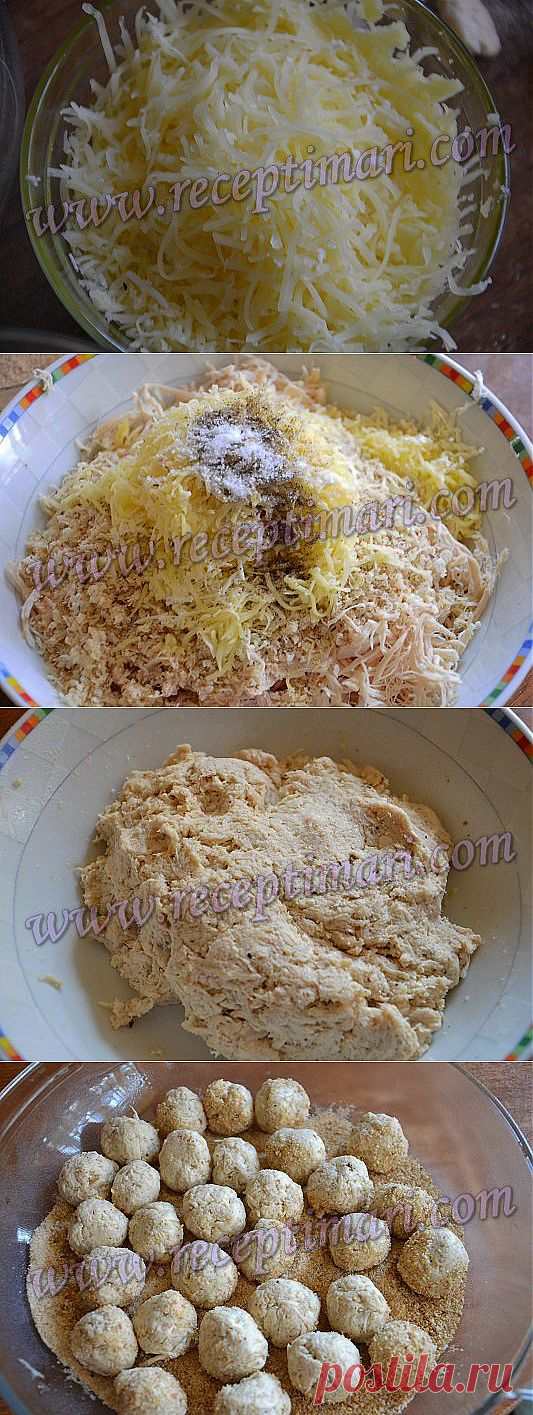 Праздничный салат из курицы.