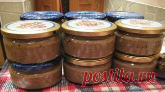 Домашний печеночный паштет. Магазинный и в сравнение не идет! Как это вкусно! Я просто ни на минуту не сомневаюсь, что вы тоже будете в восторге от этого паштета.
