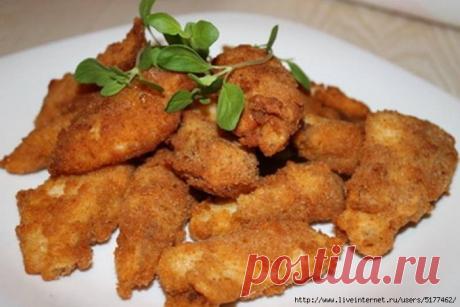 Куриная печень в кляре