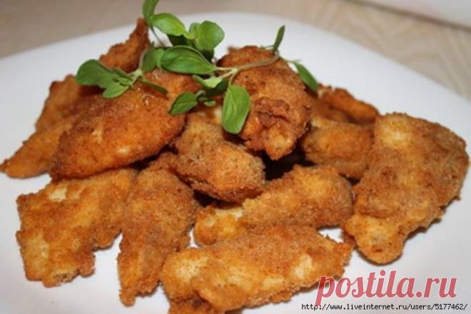 Куриная печень в кляре