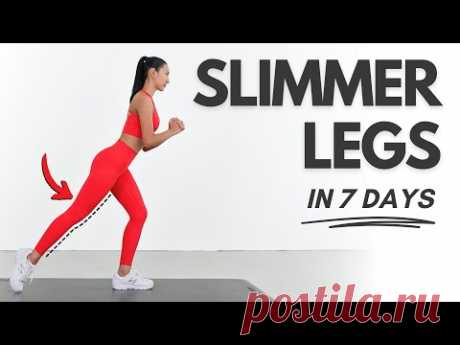 Get SLIMMER LEGS in 7 Days | 15 min Standing Workout | No Jumping, No Repeat