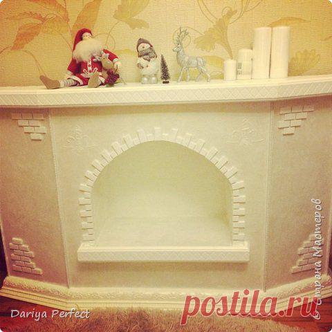 Мастер-класс по изготовлению камина из коробки от телевизора | Страна Мастеров