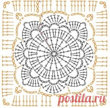 ТОП 10 очаровательных квадратных мотивов для летних топов, которые не могут не понравиться! | Вязалки Веселого Хомяка | Дзен