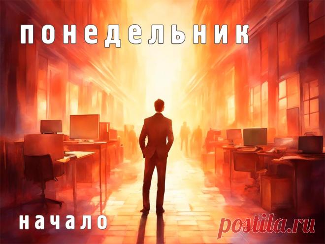 В понедельник на работу - как правильно начать рабочую неделю - минимальный понедельник