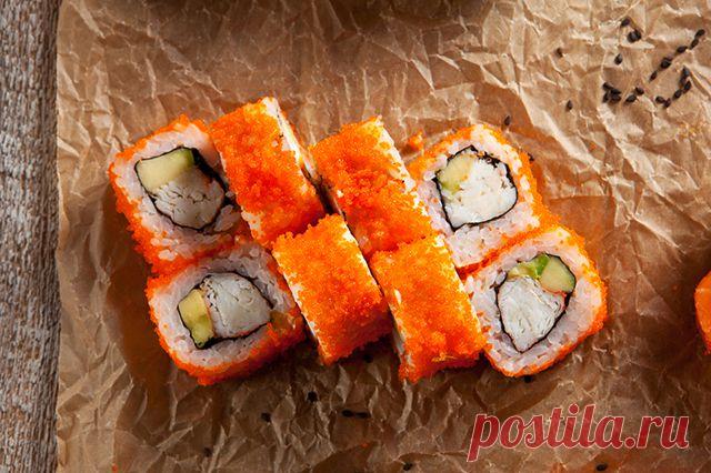 Рецепт роллов «Калифорния»