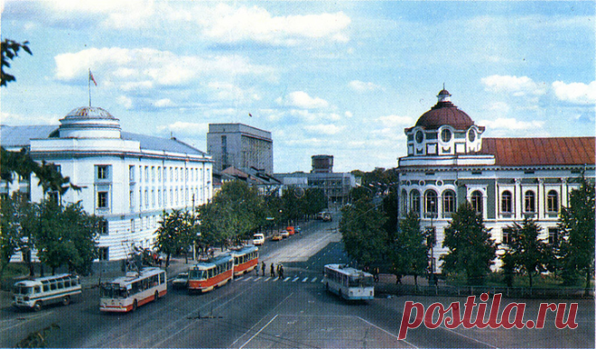 Калинин. Советская площадь. 1970-е годы
