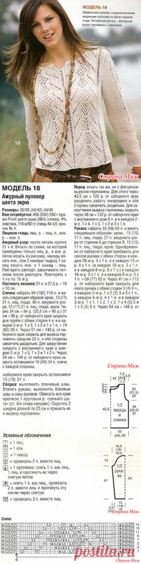 .. Эффектный полувер!!! - Страна Мам