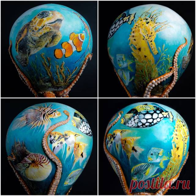 Sea World Hot Air Balloon - Cake by Callicious Cakes - CakesDecor