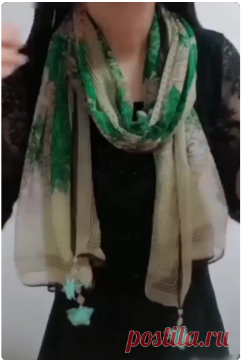 (30) Pinterest - DIY Tie a Beautiful & Creative Scarf! 😍 | Viral Video
