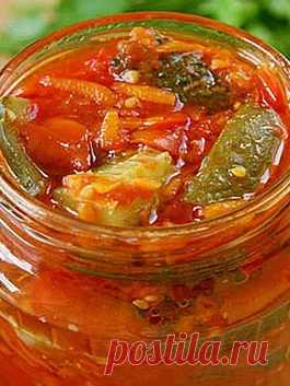 ЛЕЧО ИЗ ОГУРЦОВ НА ЗИМУ - невероятно вкусная заготовка! Ингредиенты: Томаты ...