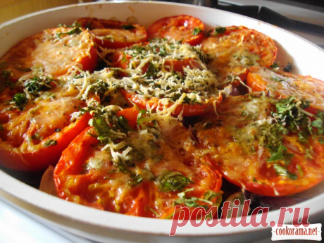 Кабачки, запеченные с томатами и сыром / Овощные вторые блюда / Кукорама — вкусные рецепты!