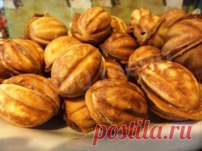 Печенье в формочках на газу Орешки рецепт с фото пошагово - 1000.menu