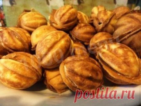 Печенье в формочках на газу Орешки рецепт с фото пошагово - 1000.menu