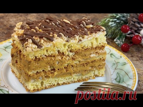 Торт «ЗОЛОТОЙ АРАХИС» или «АРАХИСОВЫЙ»! Тот самый вкус, который знаком с детства! Сладкая ностальгия
