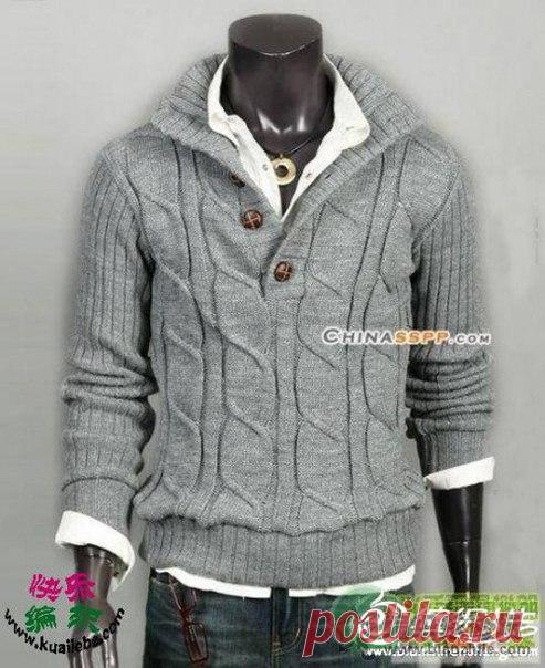 Узоры для мужских свитеров и жилеток