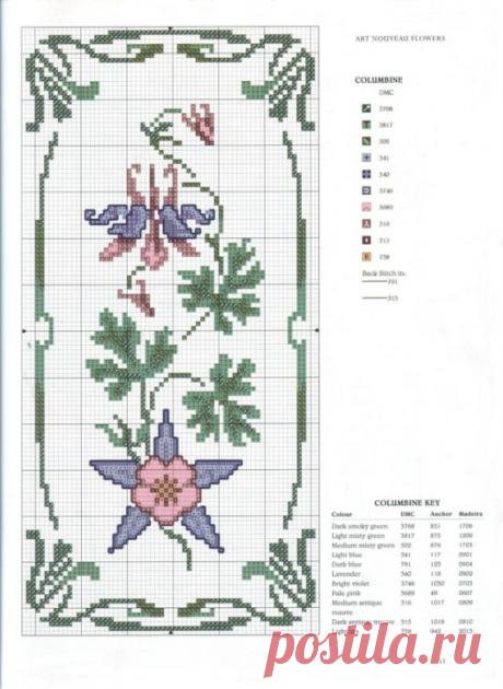 Gallery.ru / Art Nouveau Cross Stitch41.jpg - Art Nouveau Cross Stitch - lilkaaa