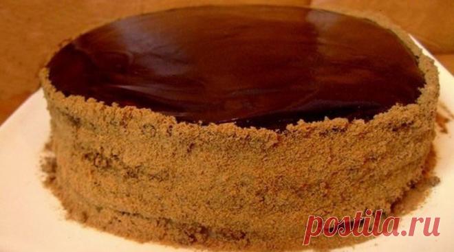 Шоколадный медовик 