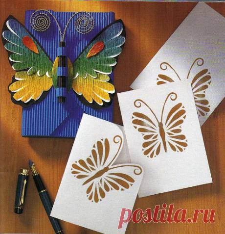Изящные бумажные бабочки