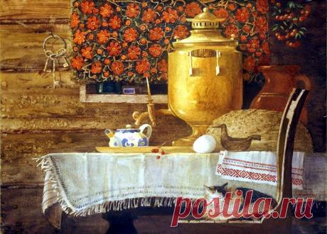 "Деревня моя деревянная дальняя" | "Позитив красок" Дарьи Орловой | Дзен