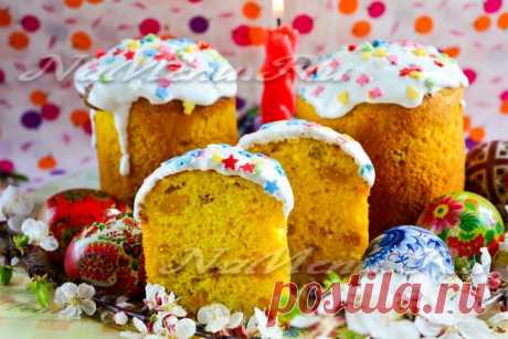 Пасхальный кулич с апельсиновой цедрой, рецепт с пошаговыми фото