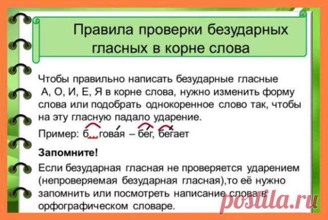 Безударная гласная в корне, проверяемая ударением слова. Безударные гласные