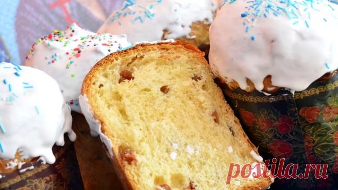 Идеальный кулич на топленом молоке с коньяком
