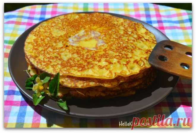 Блинчики из кукурузной муки — Привет, Кухонька!