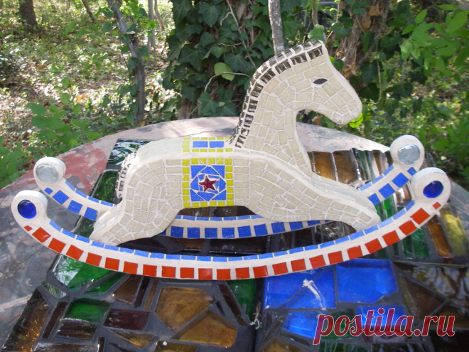 Mosaic Rocking Horse Mosaic rocking horse 12