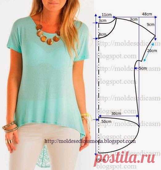 Несложный крой и шитьё!)))