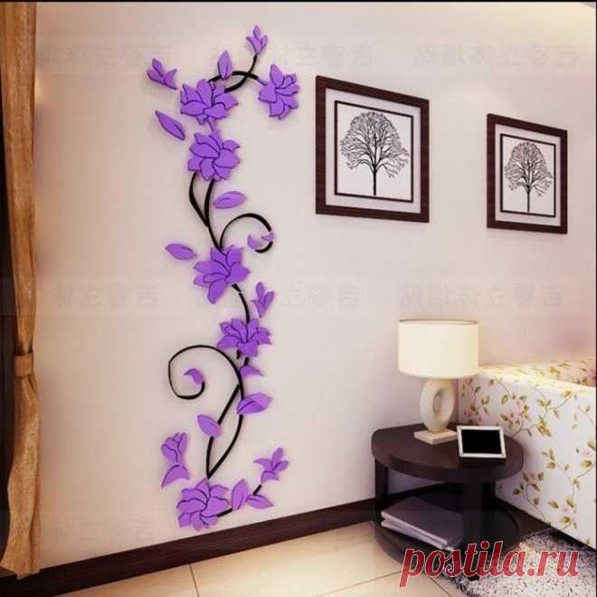 Интересные идеи декора стен — Сделай сам, идеи для творчества - DIY Ideas