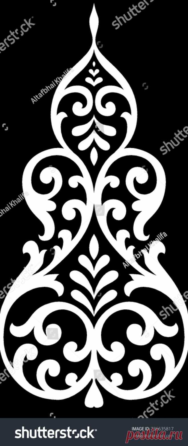 Стоковая векторная графика «Indian Motif Vector» (без лицензионных платежей), 736635817: Shutterstock