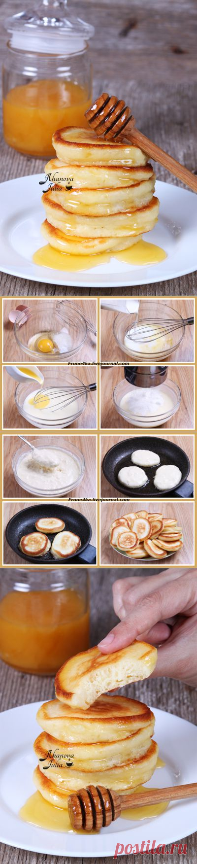 Самый лучший рецепт пышных оладьев.