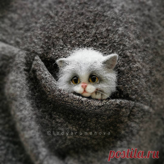 Прелестные крошечные войлочные животные